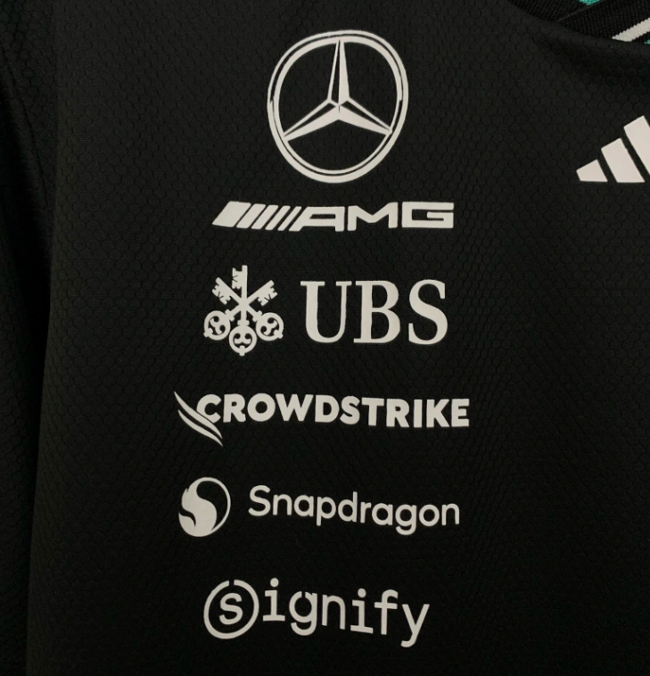 Mercedes AMG Petronas F1 Team White T-Shirt Back