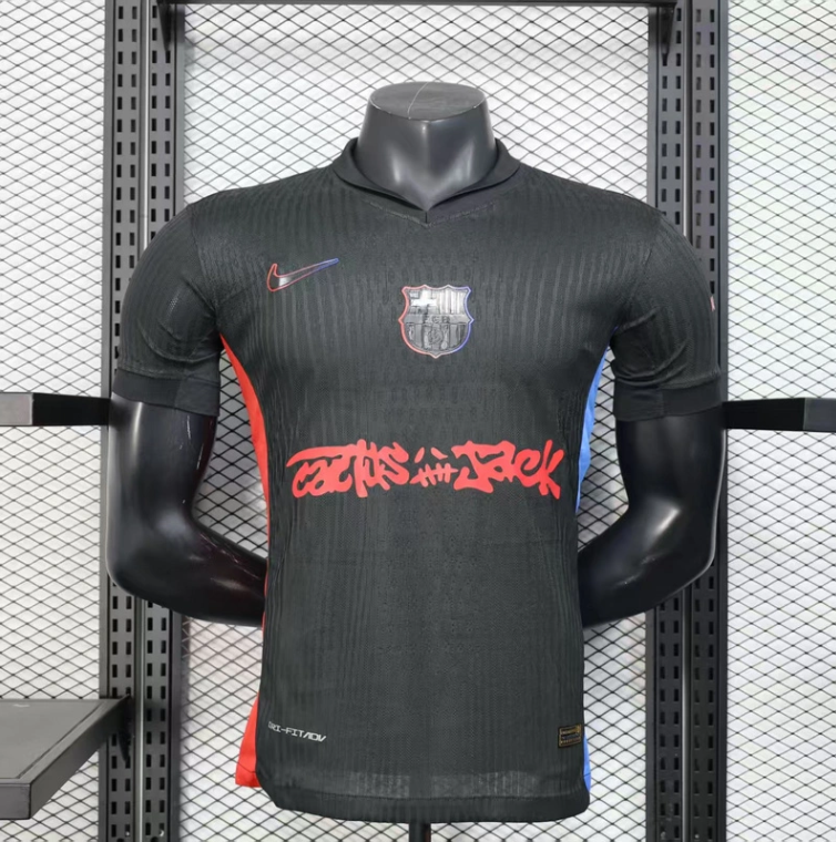 FC Barcelona x Cactus Jack Jersey Black